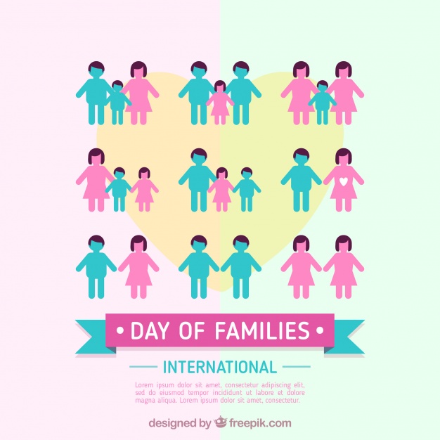 International day of families illustration image