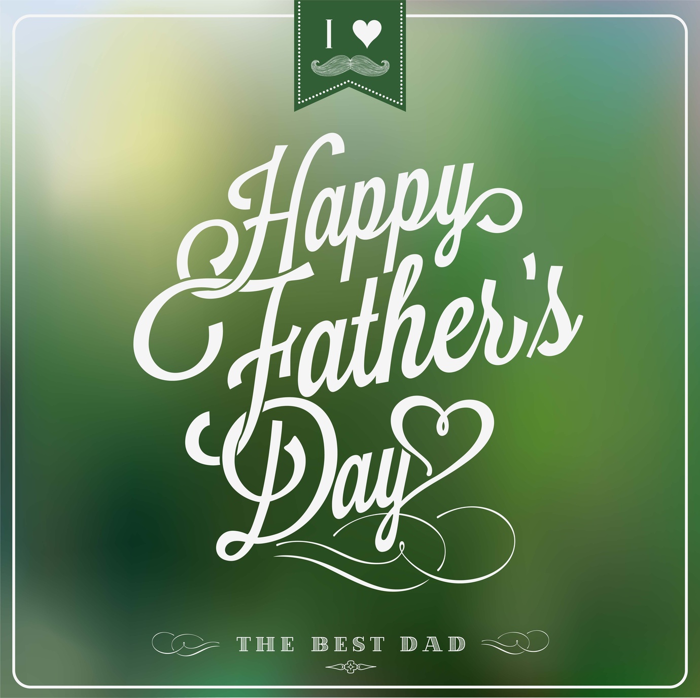 happy father’s day the best dad card