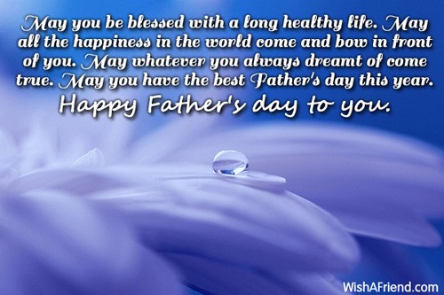 happy father’s day to you