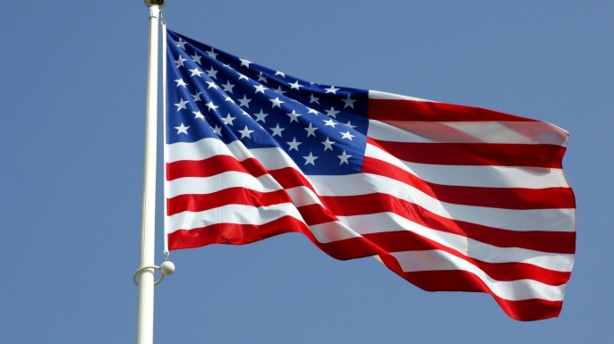 happy flag day waving american flag