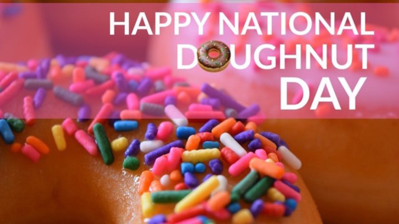 happy national doughnut day