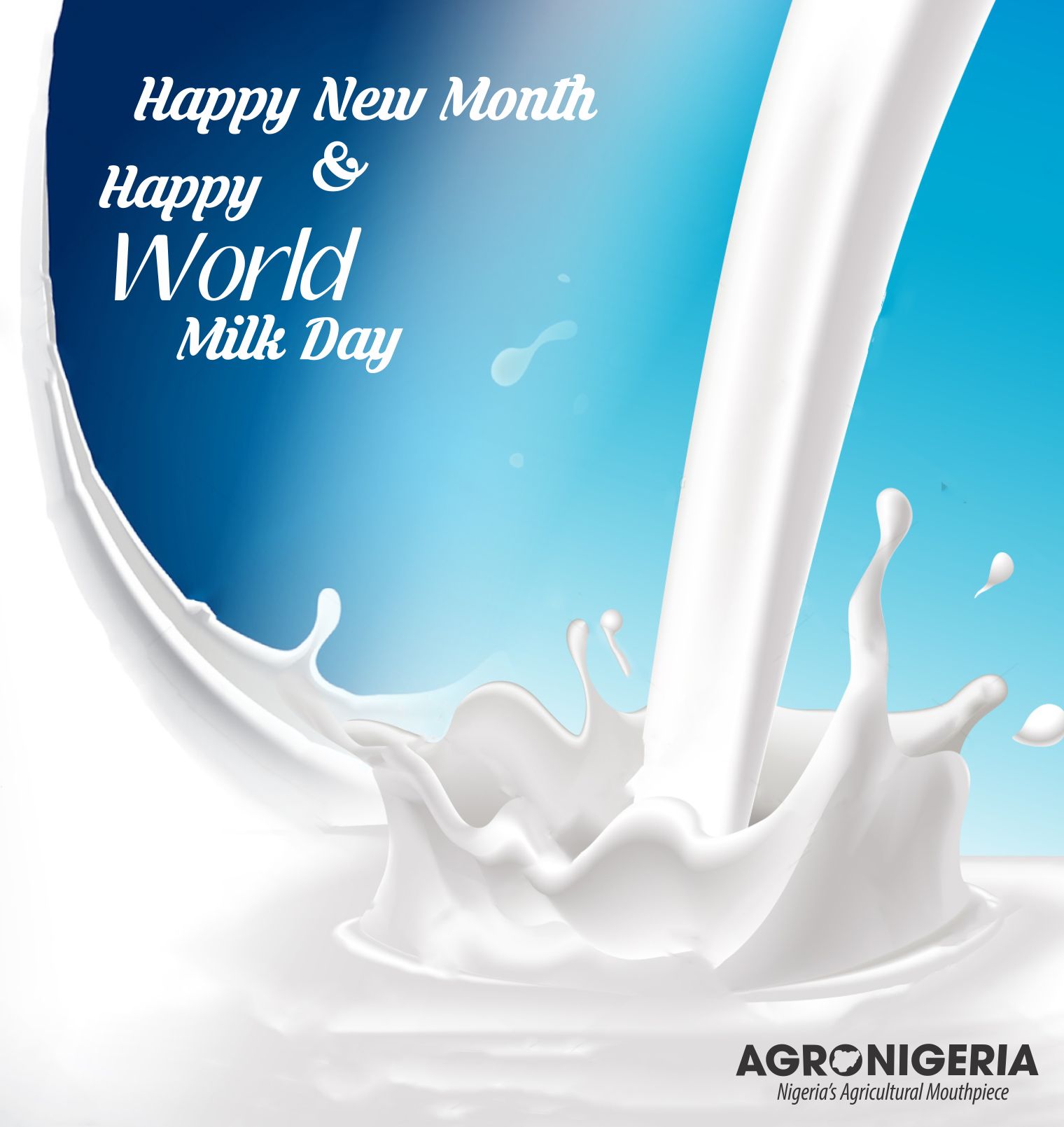happy new month & happy world milk day