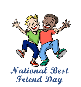 national best friends day clipart