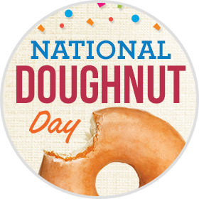 national doughnut day card