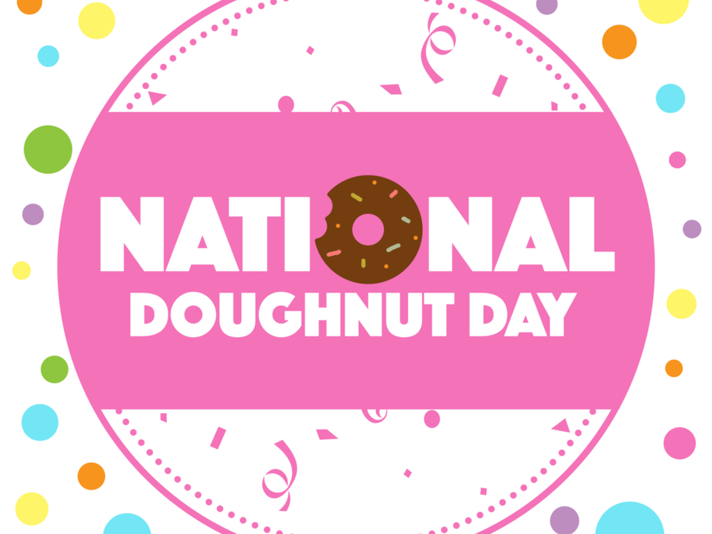 national doughnut day greeting card