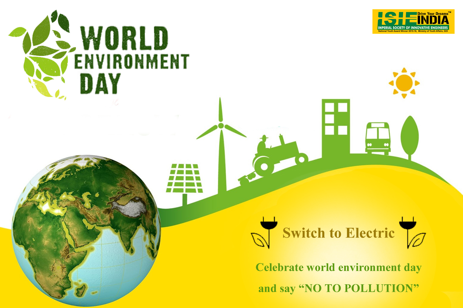 switch to electric celebrate world environment day and say no to pollution