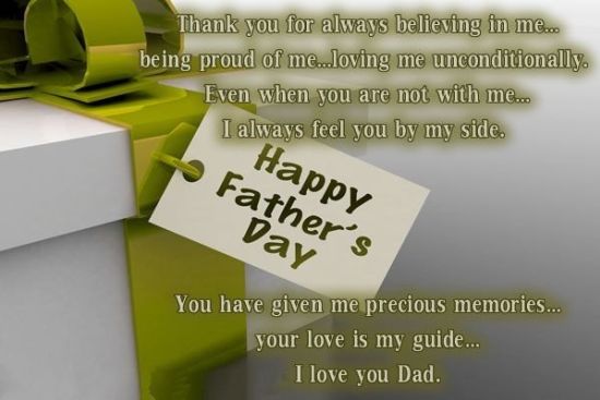 you have given me precious memories your love is my guide i love you dad happy father’s day