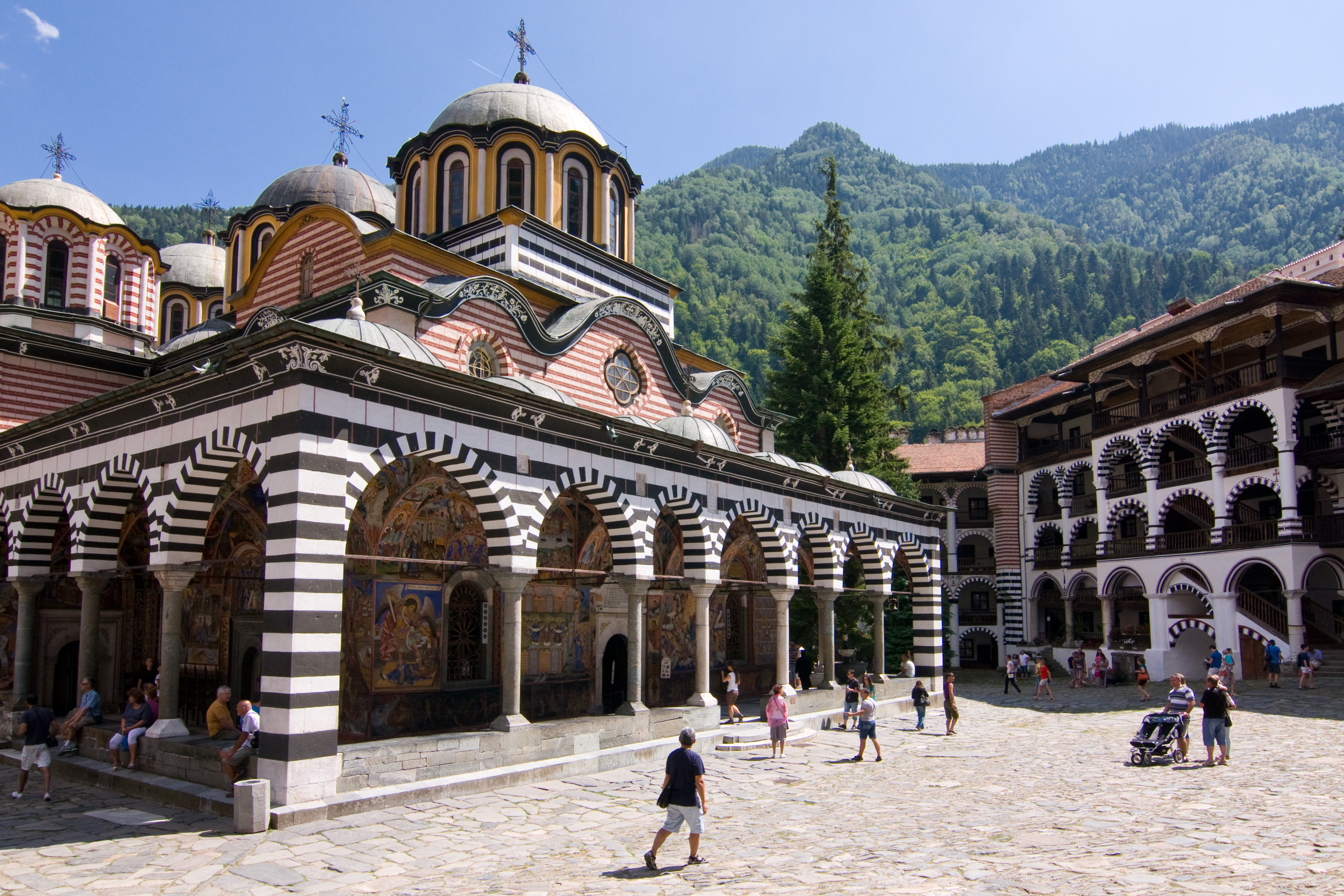 Rila Monastery facade