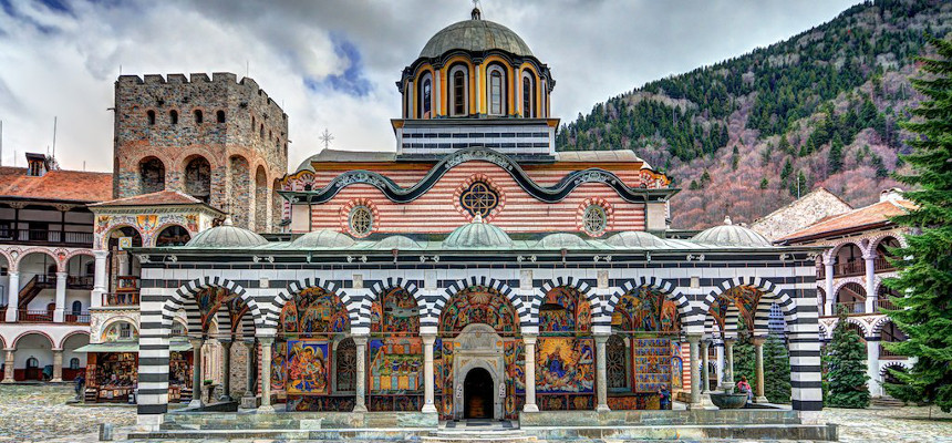 Rila Monastery front view