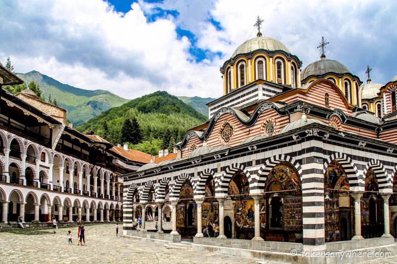 Rila Monastery in bulgaria