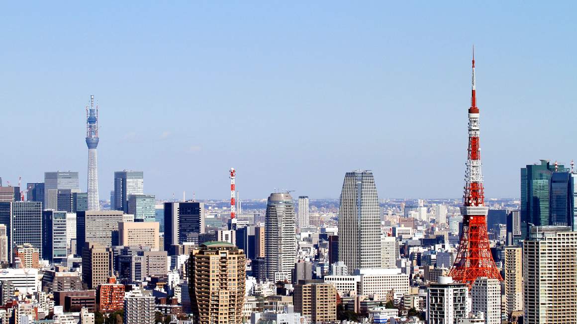 Tokyo Tower and tokyo skytree picture