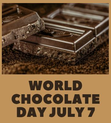 World Chocolate Day july 7 card