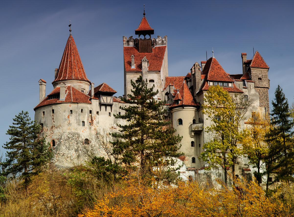 autumn view of the Bran Castle