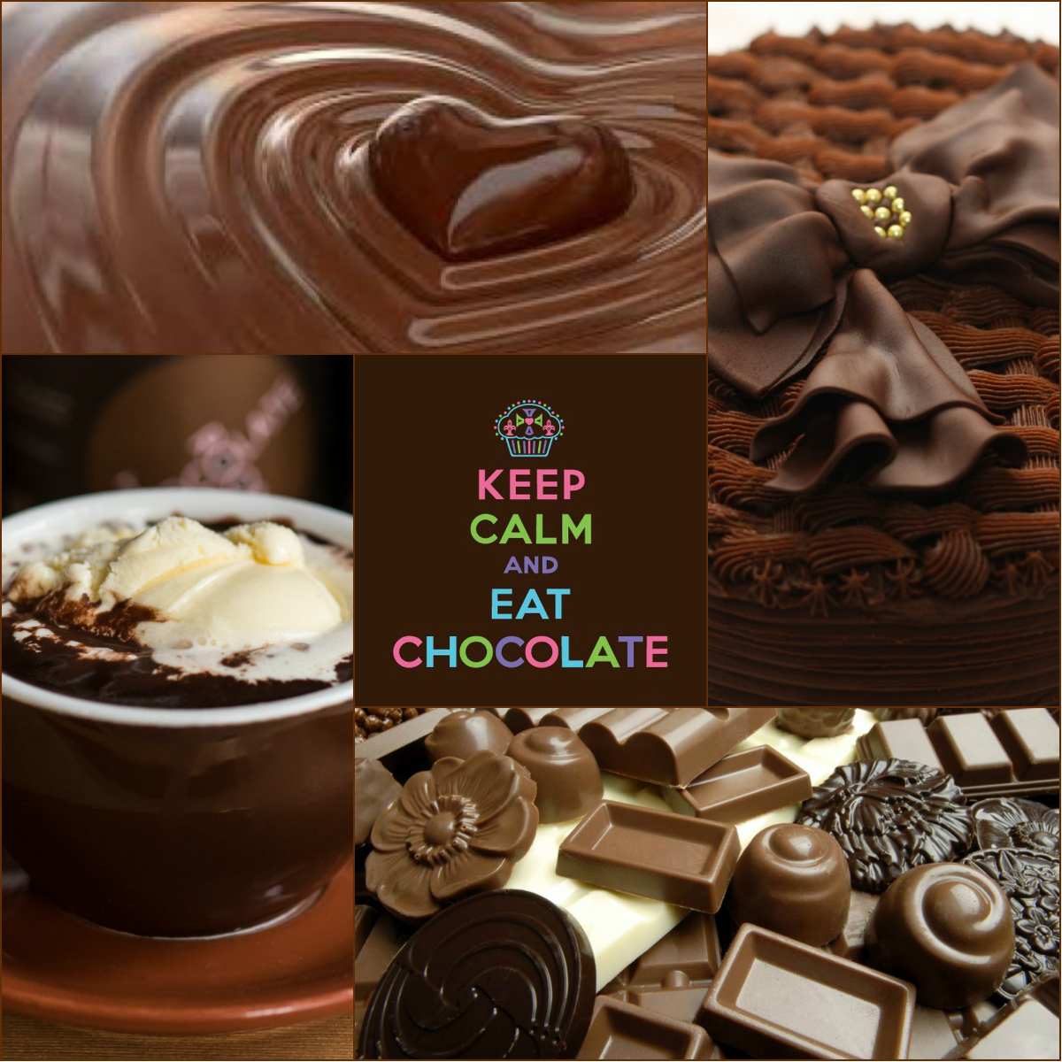 keep calm and eat chocolate happy World Chocolate Day