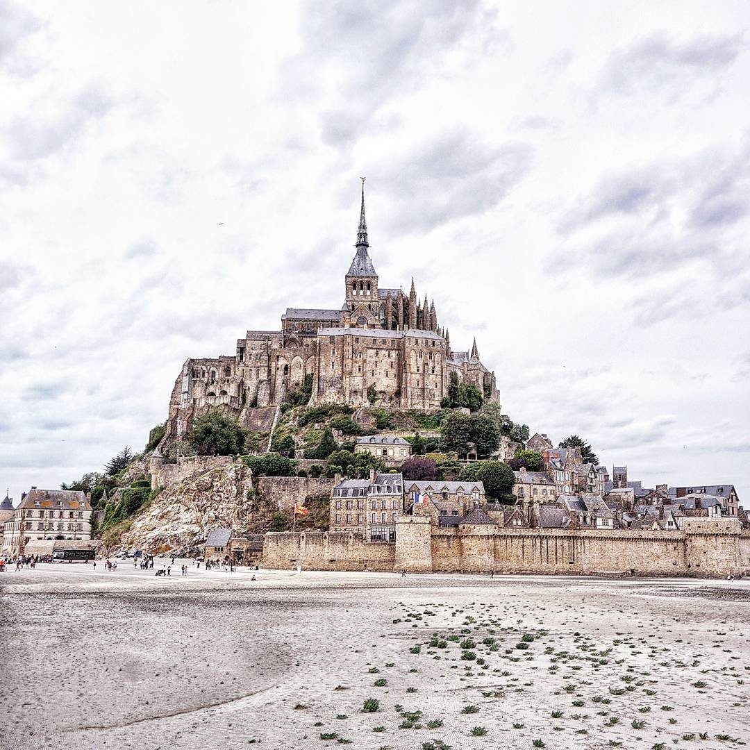 mont st. michel in normandy