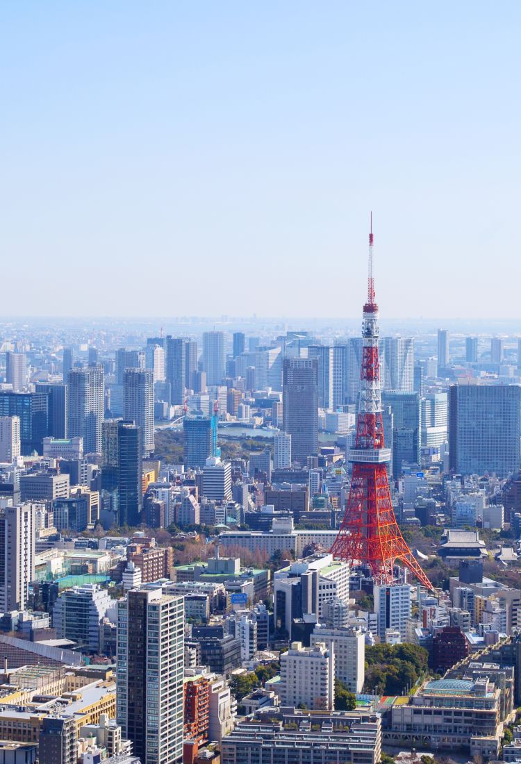 the Tokyo Tower and city view
