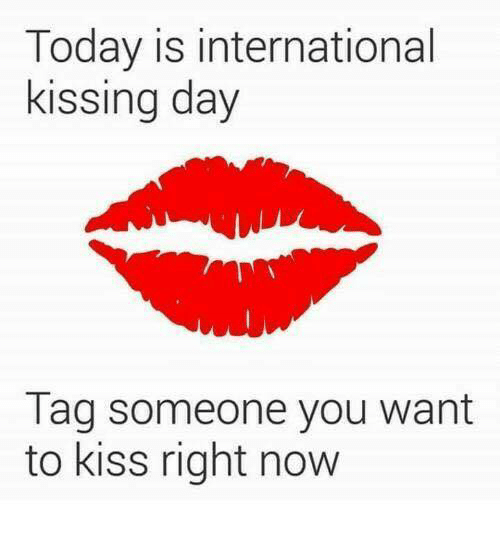 today is international kissing day