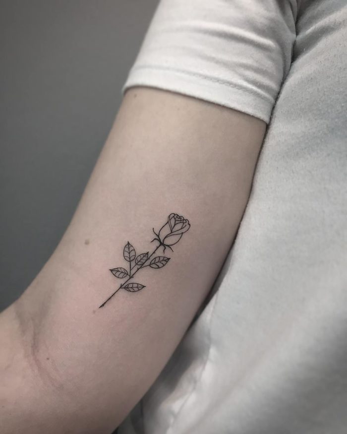 50+ Small Rose Tattoos & Designs