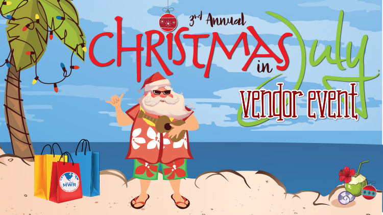 christmas in july vendor event