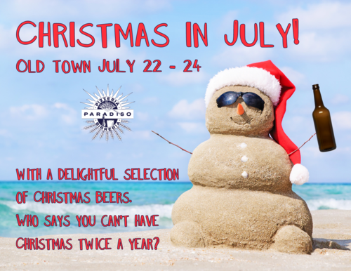 christmas in july with a delightful selection of christmas beers
