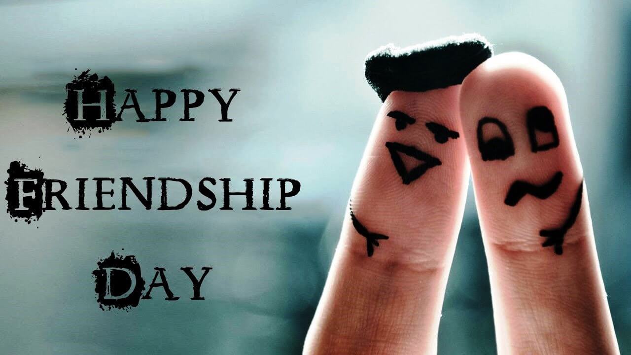 happy friendship day fingers