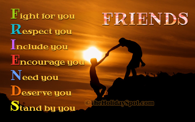 meaning of friends happy friendship day