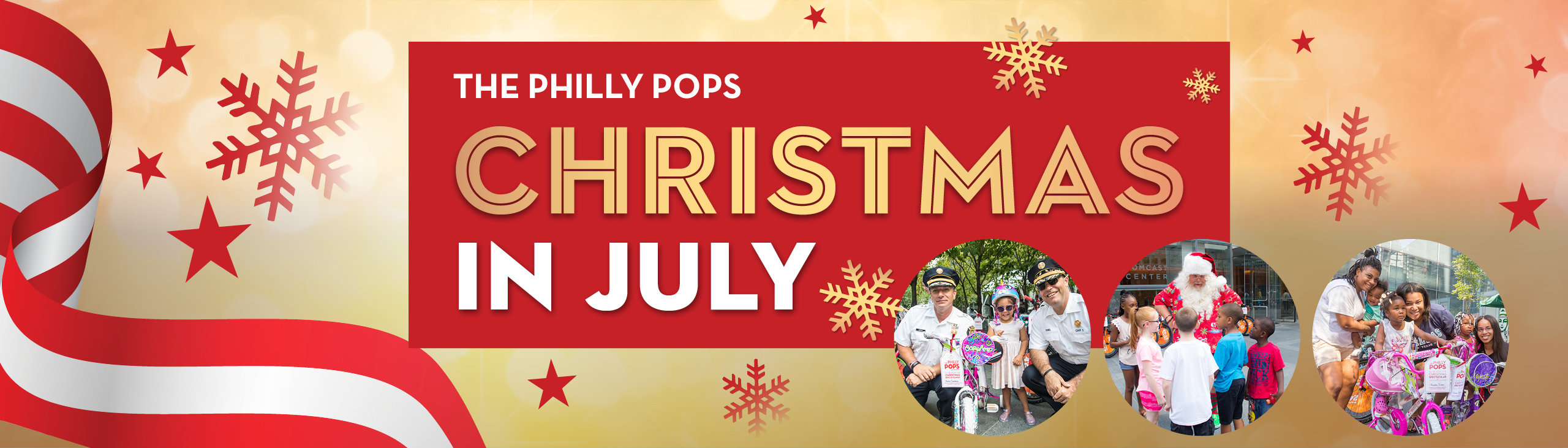the philly pops christmas in july banner