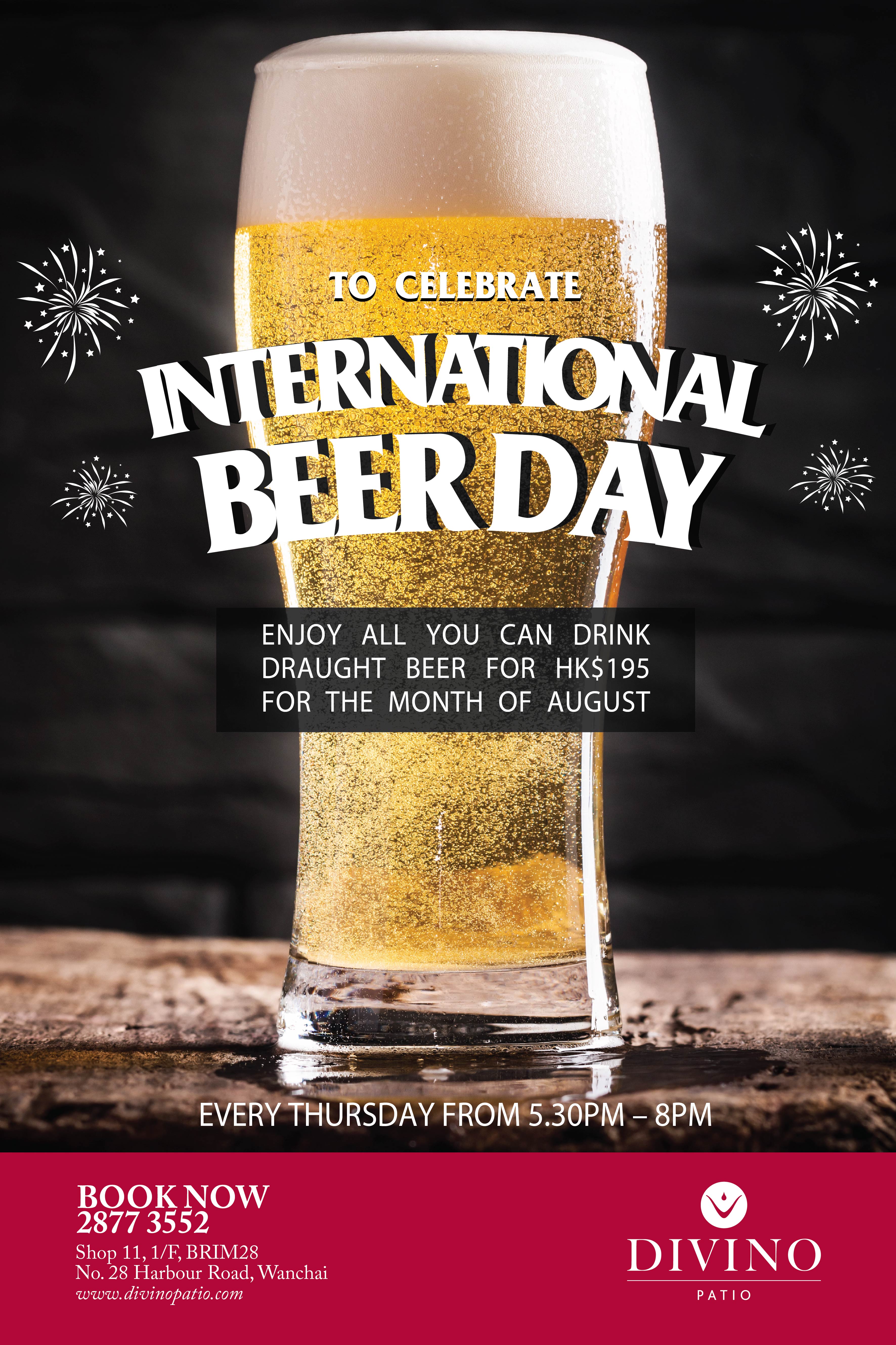 to celebrate international beer day