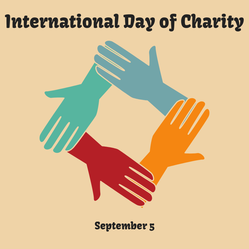 International Day of Charity september 5 joined hands
