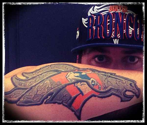 Philadelphia Eagles Fan Tattoo On Men Outer Forearm