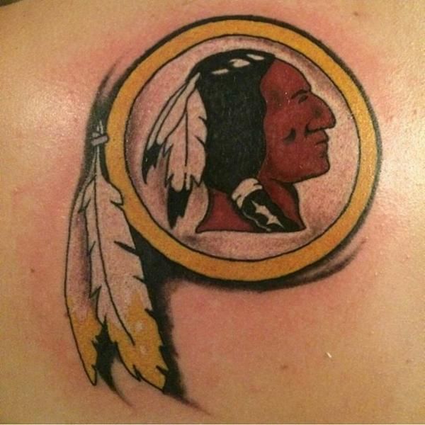 Simple Washington Redskins Tattoo Design
