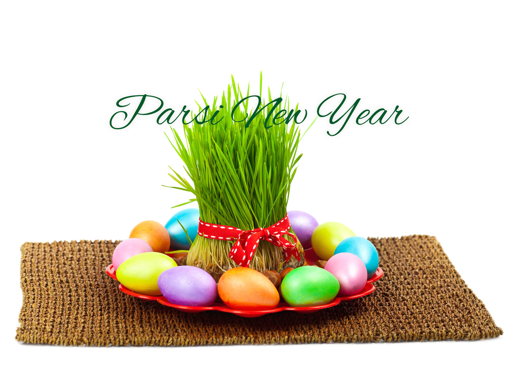 parsi new year colorful eggs