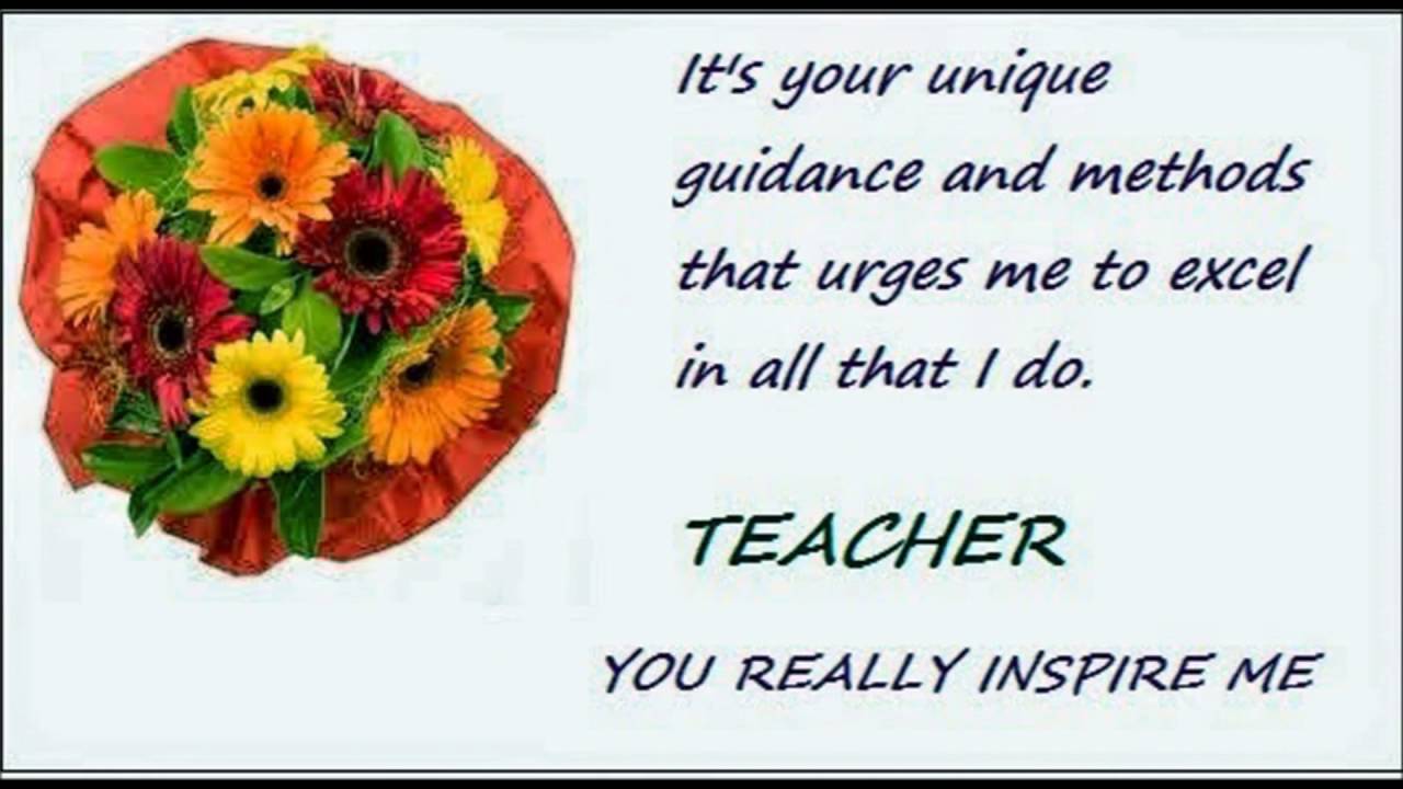 teacher you really inspire me happy teacher’s day