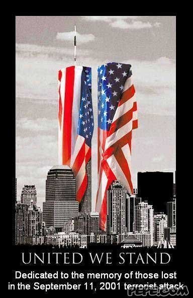 united we stand dedicated to the memory of those lost in the sept11,2001 terrorist attack
