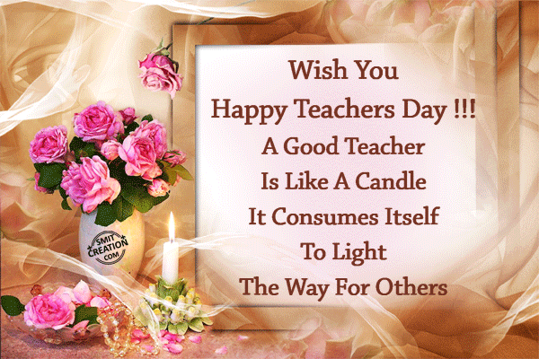 wish you happy teachers day glitter