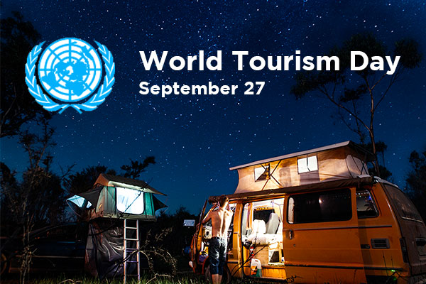 world tourism day september 27 UN logo