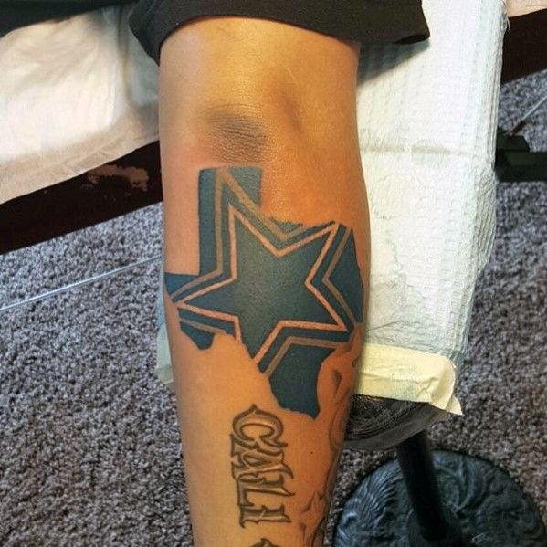 NFL Dallas Cowboys Tattoo On Arm