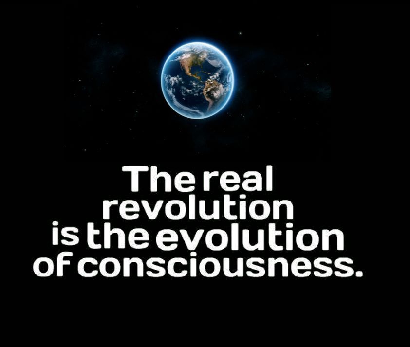 The real revolution is the evolution of consciousness