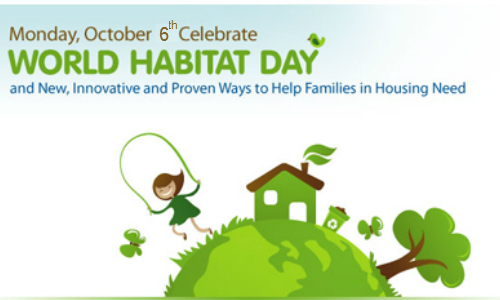 Habitat help. Всемирный день Хабитат. Habitat Day. Всемирный день Хабитат картинки. Хабитат.