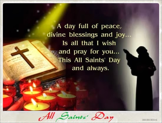 all saints day card