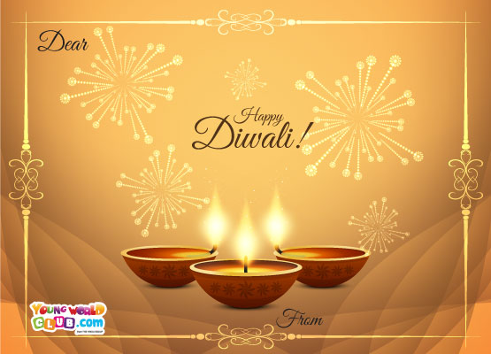 dear happy diwali card
