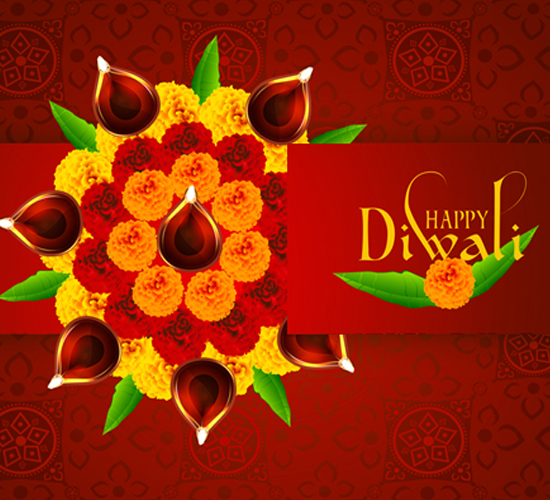 happy diwali beautiful greeting card