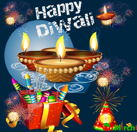 happy diwali fire crackers picture