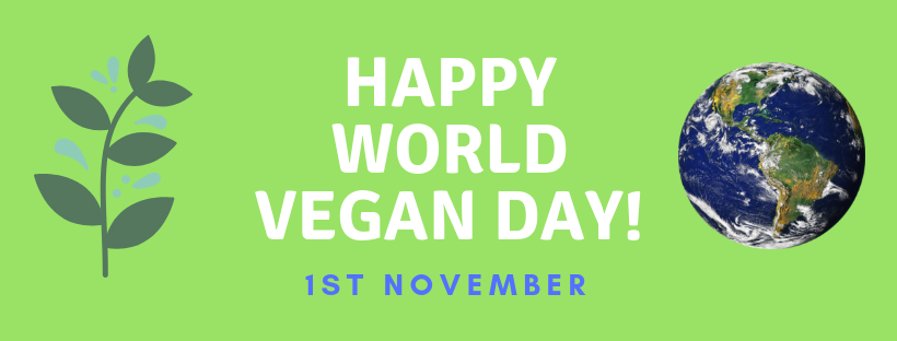 happy world vegan day 1st november