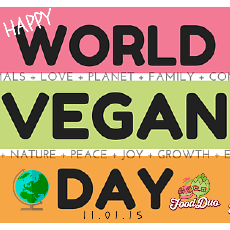 happy world vegan day card