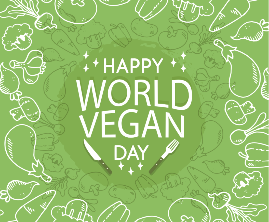 happy world vegan day picture