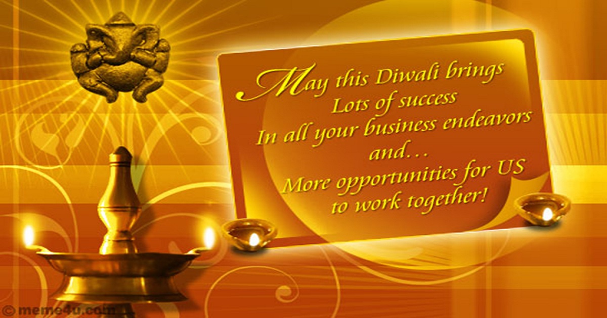 may this diwali brings lots of success in all your business endeavors
