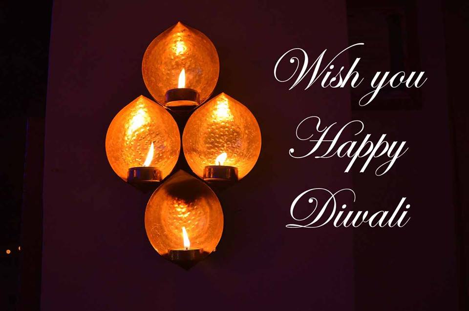 wish you happy diwali card