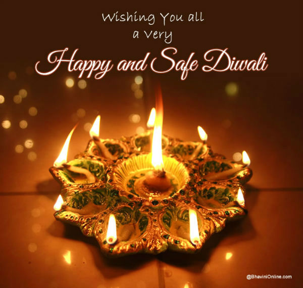 wishing you all a very happy and safe diwali