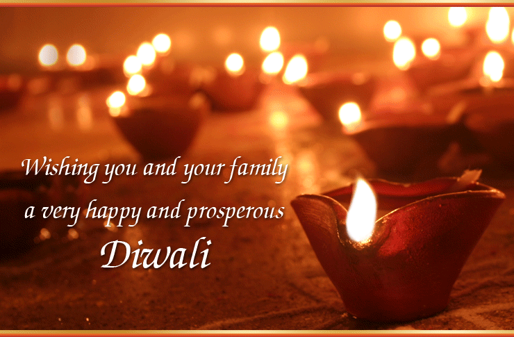 wishing you and your family a very happy and prosperous diwali